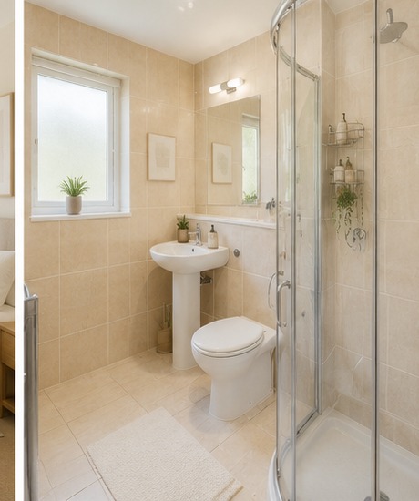 Bathroom at the 2-Bed Ground Floor Apartment, Ocean Village