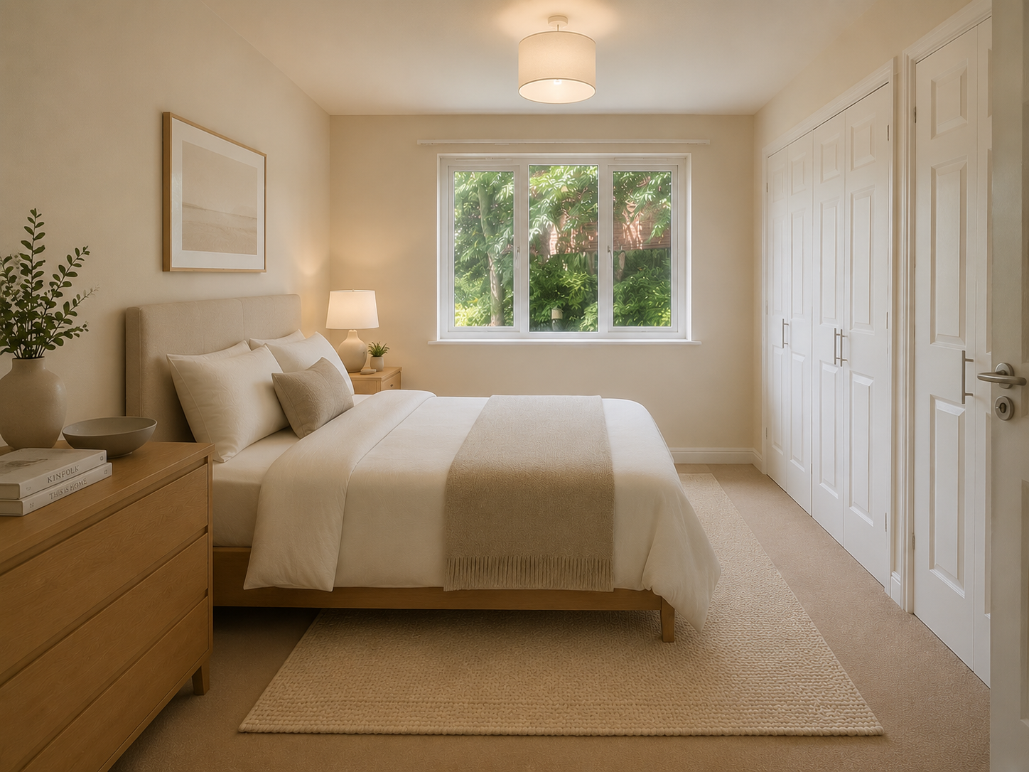 Main Bedroom View 2 at the 2-Bed Ground Floor Apartment, Ocean Village